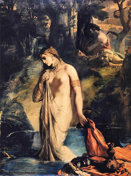 Theodore Chasseriau Suzanne au bain